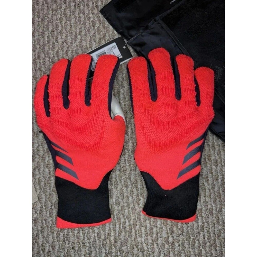 adidas Predator GL Pro FSP Goalkeeper Soccer football Gloves Size 8 Red IX3863